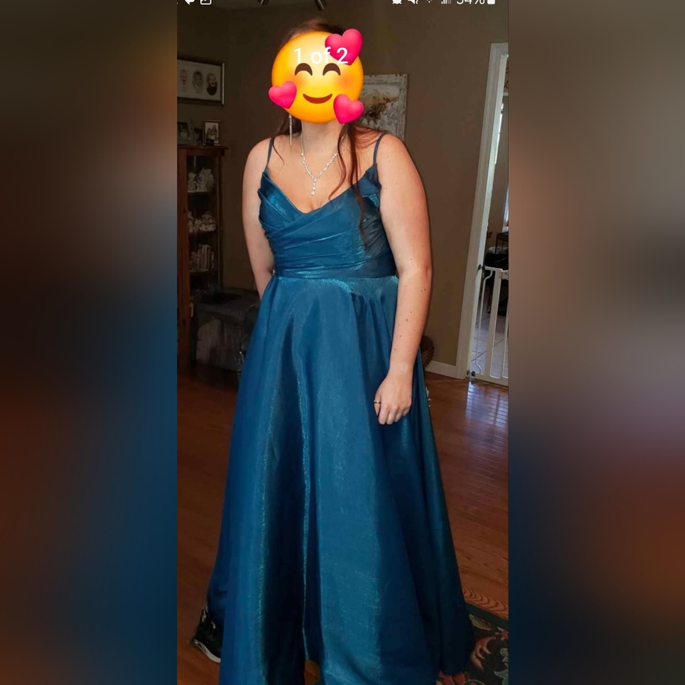 Chic Teal Formal Dress